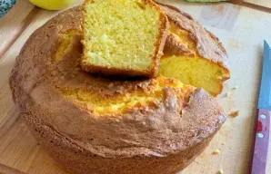 Yum Lemon, Apple and Yogurt Cake Recipe