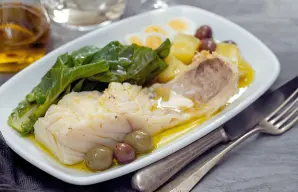 Easy and Traditional Portuguese Cod with Kale Recipe