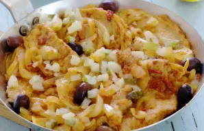Portuguese Bifanas with Onions & Pickles Recipe