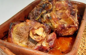 Tasty Portuguese Roasted Pork Shank Recipe