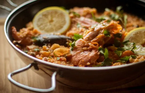 Portuguese Seafood Rice Cataplana Recipe