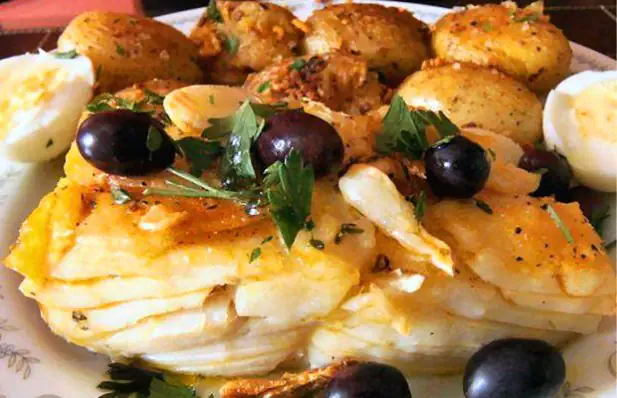 Amazing Portuguese Fried Codfish with Olives Recipe