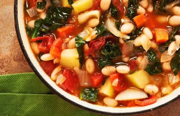 Portuguese Collard Greens and Bean Soup Recipe