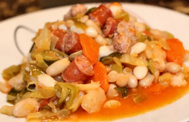 Traditional Portuguese Beans and Meat Stew Recipe