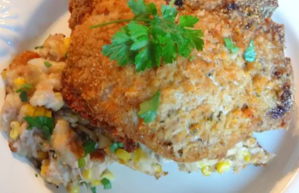 Portuguese Papo Seco Stuffed Pork Chops Recipe