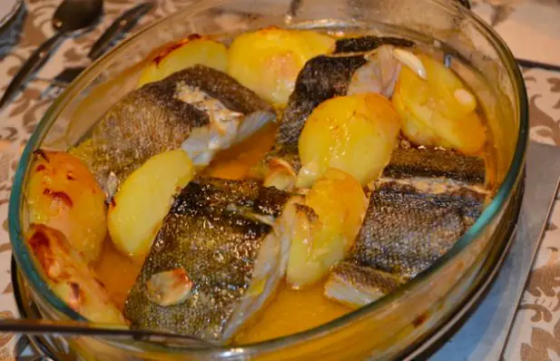 Delicious Portuguese Baked Cod Loins Recipe