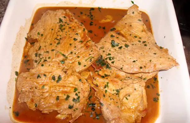 Portuguese Pork Bifanas in Wine Sauce Recipe