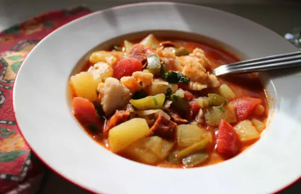 Portuguese Style New England Fish Chowder Recipe