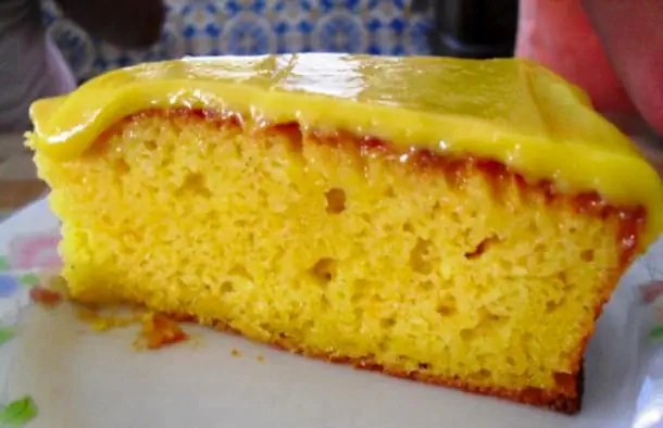 Tangy Orange Cake with Orange Curd Recipe