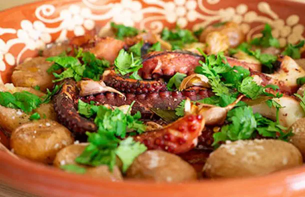Portuguese Roasted Octopus and Potatoes Recipe