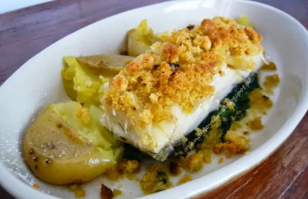 Portuguese Tasty Baked Codfish with Olive Oil Recipe