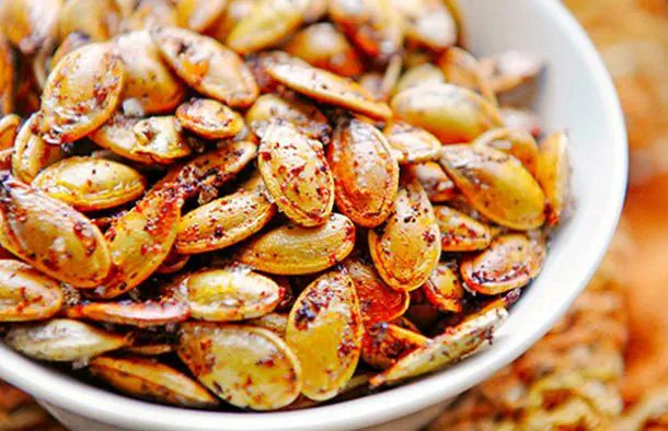 Portuguese Style Roasted Pumpkin Seeds Recipe