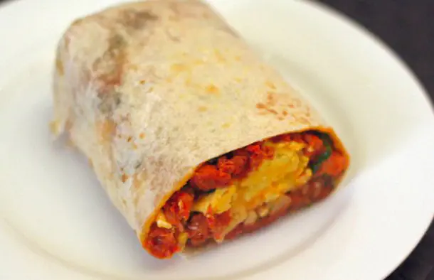 Portuguese Style Chouriço and Egg Burrito Recipe