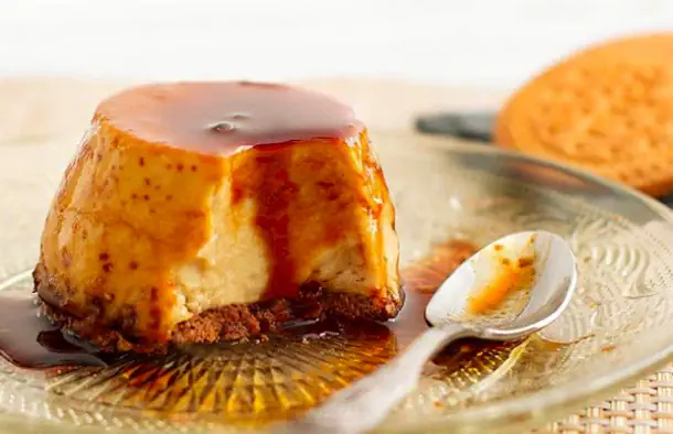 Delicious Portuguese Flan with Maria Biscuits Recipe
