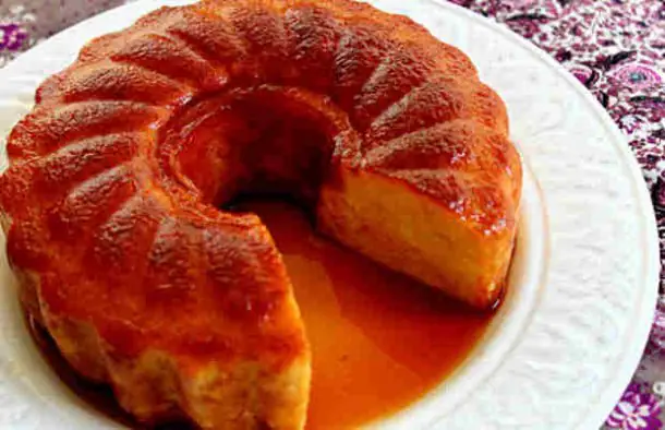 Portuguese Easy Caramel Bread Pudding Recipe