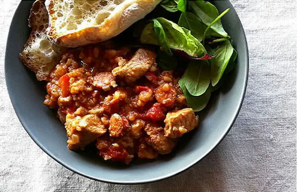Amazing Portuguese Pork and Rice Stew Recipe
