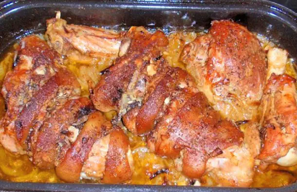 Tasty Portuguese Roasted Pork Shank Recipe