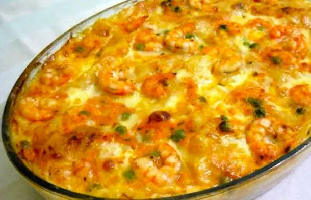 Simple Portuguese Style Shrimp Stroganoff Recipe