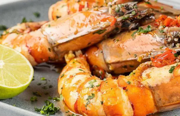 Portuguese Style Tiger Shrimp with Lime Juice Recipe