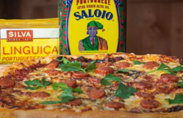 Michael Santos Portuguese Style Linguiça Pizza Recipe
