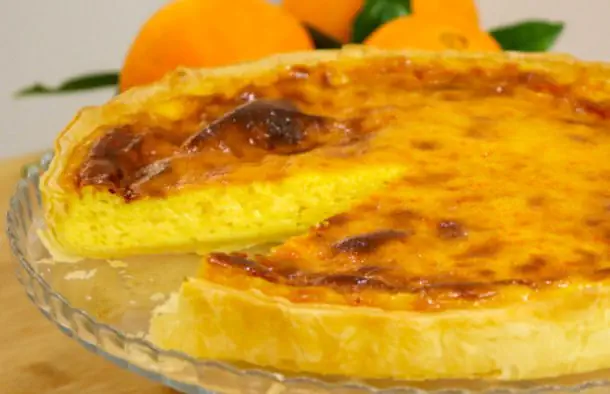 Easy to Make Portuguese Orange Tart Recipe