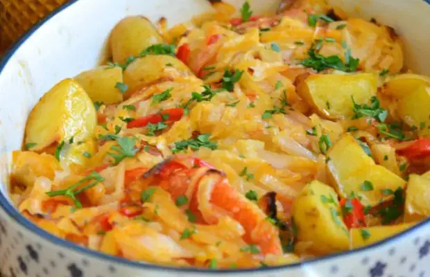 Portuguese Red Snapper with Onions Casserole Recipe
