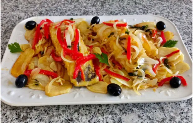 Braga Style Codfish (Bacalhau à Braga) Recipe