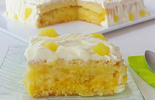 Creamy Pineapple Cake (Bolo de Ananás) Recipe