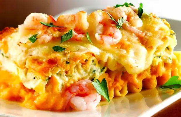 Amazing Portuguese Style Shrimp Lasagna Recipe