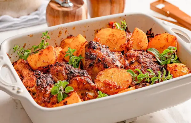 Simple Portuguese Roasted Oregano Chicken Recipe