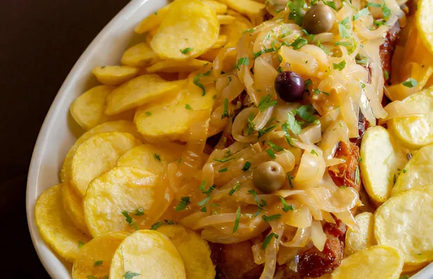 Portuguese Bacalhau à Minhota (Minho Cod) Recipe