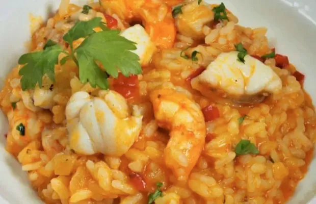 Portuguese Monkfish Rice (Arroz de Tamboril) Recipe