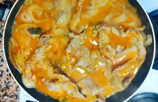 Portuguese Pork Febras with Onions Recipe