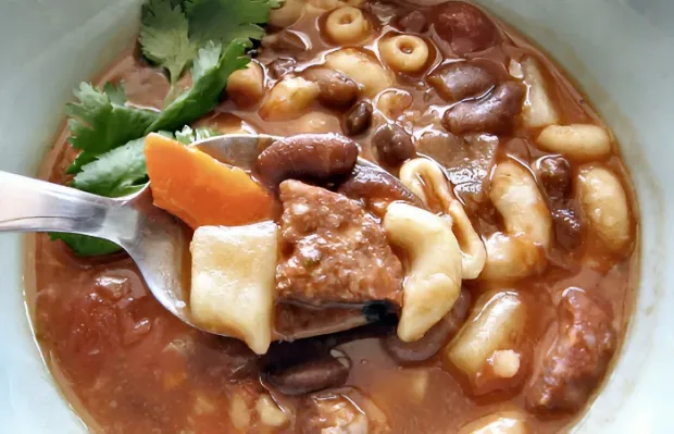 Tasty Portuguese Bean Stew with Chouriço Recipe